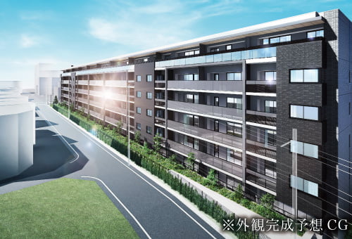 建物外観の完成予想CG
